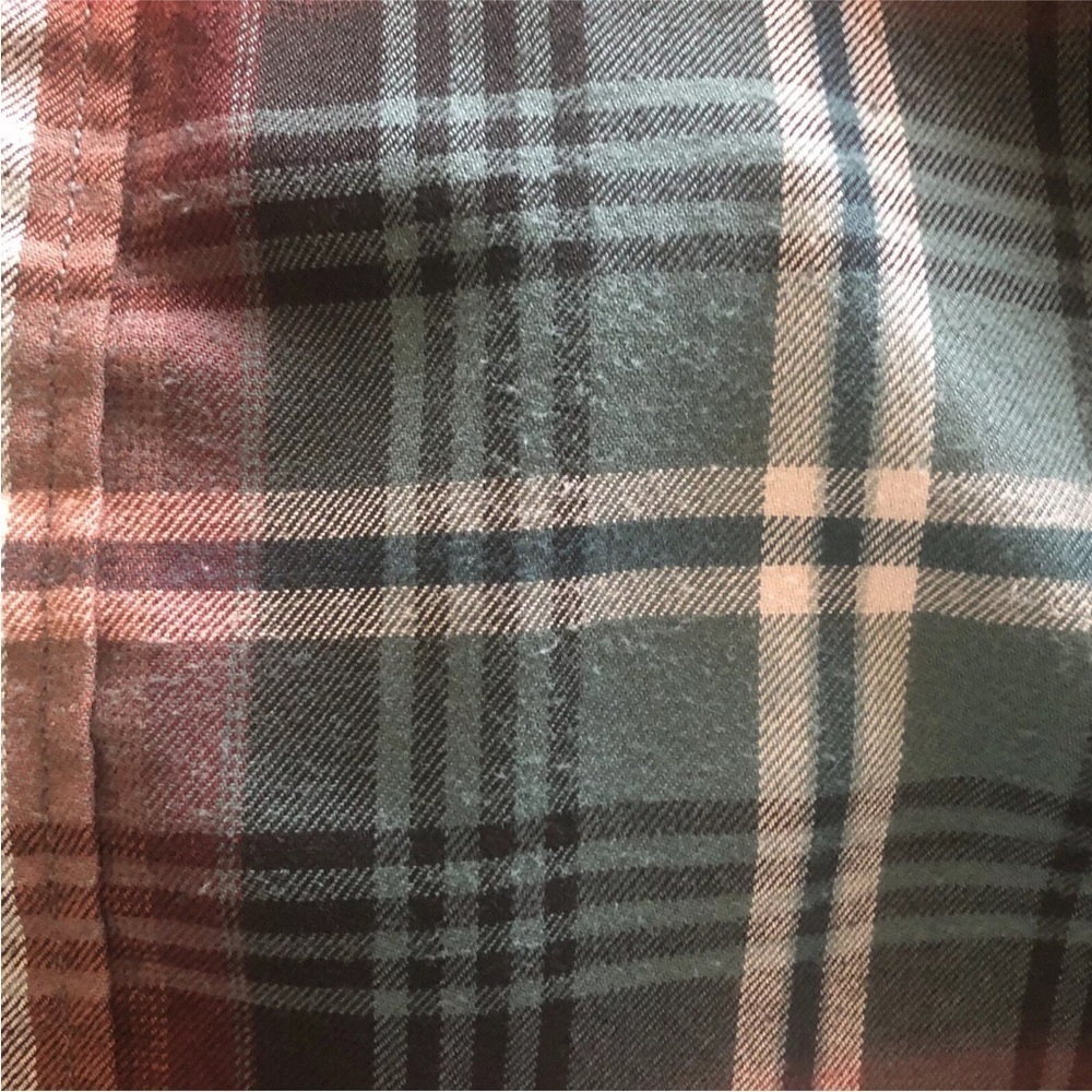 EDDIE BAUER Classic Fit Plaid Traveler Button Up Shirt Men's Size Large L - Picture 9 of 12